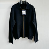 Jacket Zip-Up Black Monogram 2024