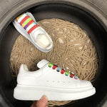 Sneakers White & Colorful Laces 2024