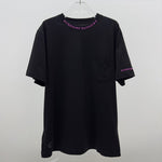 T-Shirt Black & Purple Details 2024