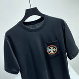 T-Shirt Orange Logo Black & White