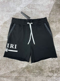 Black Shorts Thigh Logo