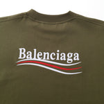 T-Shirt Mini Logo Ricamato Verde Militare 2023