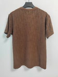 T-Shirt Monogram Brown Towel Style