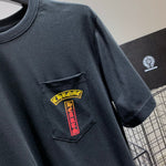 T-Shirt Pocket & Back Colorful Logo 2 Colors