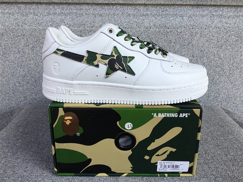 Sneakers White & Camo Logo