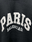 Maglione Nero Logo Parigi