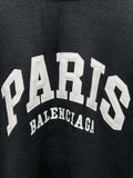 Maglione Nero Logo Parigi