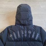 Down Jacket Black Mini Front Logo & Back Logo