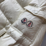 Down Jacket Cream & Double Logo Arm