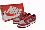 Dunk basso grigio e rosso