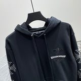 Hoodie Embroidered Logo Black & White