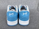 Sneakers White & Light Blue