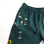 Joggers Green Paint Style