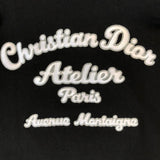 Crewneck Black Atelier Embroidered Logo