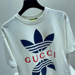 T-Shirt White Collab Double Logo