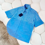 Camicia Blu &amp; Lettere Volanti