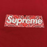 T-Shirt Box Logo Bandana Rosso