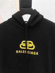 Felpa con Cappuccio 3B Logo Giallo