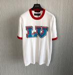 T-Shirt White & Embroidered Chest Logo 2022