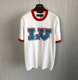 T-Shirt White & Embroidered Chest Logo 2022