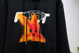 Hoodie Spray Paint & Back Face Logo