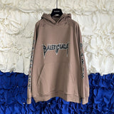 Hoodie Brown & Old Style Logo