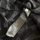 Camicia Nera Monogramma Lettera