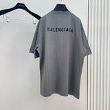 T-Shirt Dark Grey & Embroidered Logos