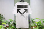 T-Shirt White & Black Fade Arrows