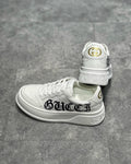 Sneakers White & Black Side Logo