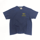 T-Shirt Blue & Old Style Yellow Logo