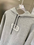 Hoodie Centred Embroidered Logo 2 Colors