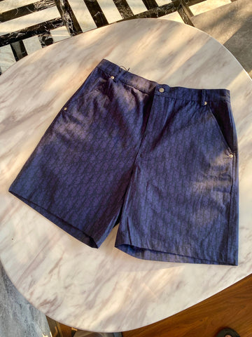 Pantaloncini Monogramma Blu 2023