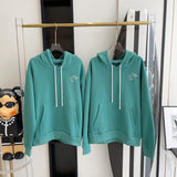 Hoodie Green & Small Logo