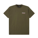 T-Shirt Mini Logo Ricamato Verde Militare 2023