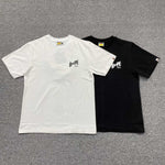 T-Shirt Sneakers Back Logo Black & White