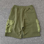 Cargo Shorts Black & Green