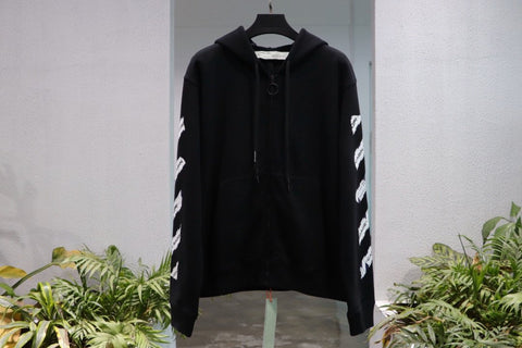 Hoodie Zip-Up Black Cabin Baggage