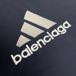 T-Shirt Blu Collab Logo Ricamato