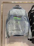 Jeans Jacket Donate Back Logo