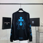 Longsleeve Blue Logo 2 Colors