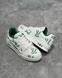 Sneakers White & Green Letters 2023