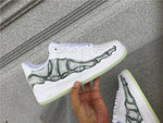 AF1 Skeleton White