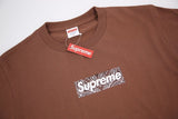 T-Shirt Box Logo Bandana Marrone