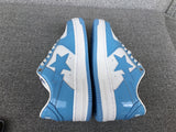 Sneakers White & Light Blue