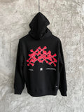 Hoodie Back Red Bones Logo