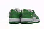 Sneakers Collab verde e bianco