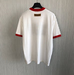 T-Shirt White & Embroidered Chest Logo 2022