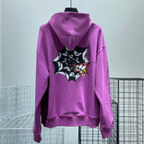 Hoodie Purple Smile Logo