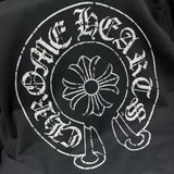 Hoodie Embroidered Logo Black & White